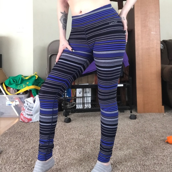 ‼️2 for $20‼️ Calvin Klein striped leggings - Picture 14 of 16